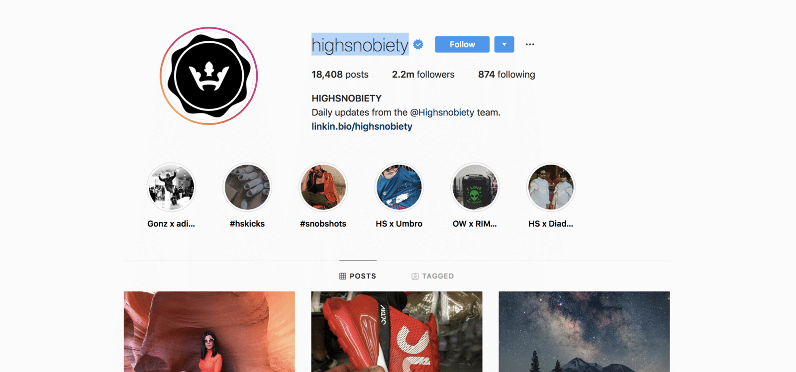 Case Study : Highsnobiety ทำไมมียอดชมวิดีโอ บน Instagram มากกว่าบน Facebook 4 เท่า