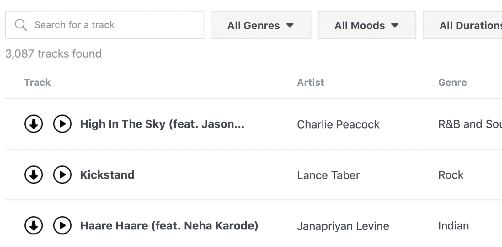 วิธีโหลดเสียงเพลงฟรี จาก Facebook Sound Collection